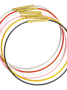 1mm防水钢丝手绳细款极细绳穿小孔转运珠红绳男女款手链半成品