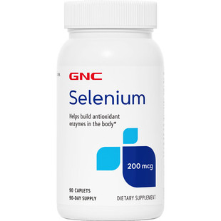 GNC健安喜原装进口高含量富硒元素有机硒片防核防护酵母selenium