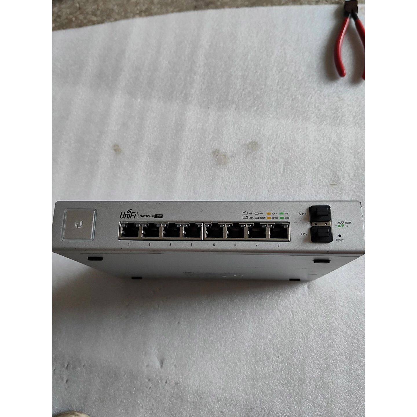 议价可维修UBNT优倍快US8150WPoE网络交换机8口千兆网