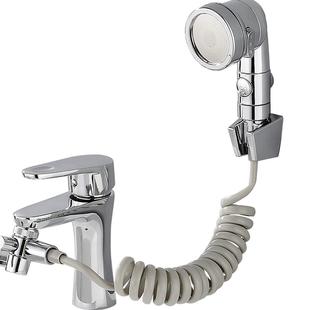 拖把池洗衣机洗脸盆一分二转接头花洒水龙头分流分水器延伸器