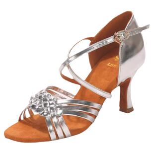 LD编制款拉丁舞鞋女款室内软底高跟国标舞鞋交谊舞女生室内跳舞鞋