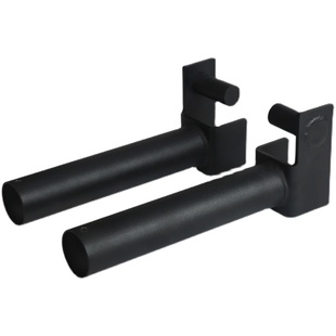 墙壁杠铃片挂架储存架存片架大小孔杠铃片展示架子家用室内健身