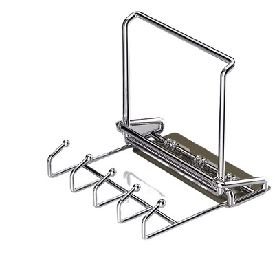 脸盆收纳架浴室柜下脸盆架卫生间洗漱台底部盆子伸缩挂架置物架子