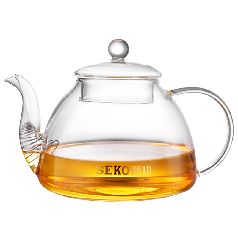 新功全玻璃底圍爐煮茶壺電陶爐專用可燒水壺煮水壺泡茶加熱耐高溫