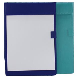 皮革 a4文件夹 商务办公 书写垫板夹子 会议记录夹板 资料汇报夹 a6菜单夹 检验签字板 加厚 彩色 可定制