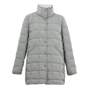 HONRN/红人立领中长款保暖白鹅绒羽绒服外套女款冬季HI55YR454