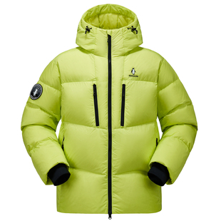 【Baby同款】企鹅暖甲户外鹅绒羽绒服男2025冬季新款高蓬松外套女