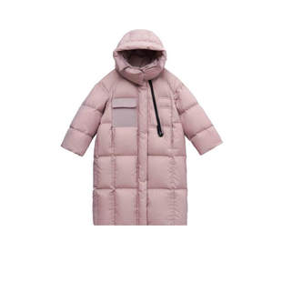 女童羽绒服冬季2025新款儿童长款过膝面包服加厚极寒免洗三防外套