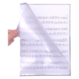 A4单片夹L型文件夹透明插页袋塑料临时文件套档案收纳单页夹加厚试卷分类办公l形资料夹插袋式防水定制logo