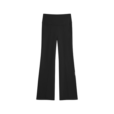 女童加绒喇叭裤裸感瑜伽运动裤