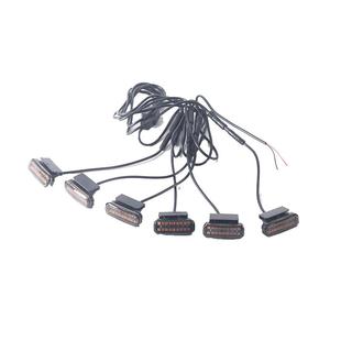 汽车中网灯小黄灯越野车皮卡SUV通用改装警示爆闪灯led日行装饰灯