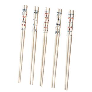 平安喜乐陶瓷筷子家用防霉耐高温家庭新款高档防滑分餐筷专人专筷