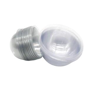 兽装追踪眼diy材料PVC材质高清透明兽装眼睛塑料半圆兽眼专用半圆