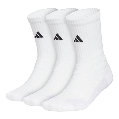 adidas阿迪达斯Select 3.0中筒袜秋白色男女三双装袜子KE7805