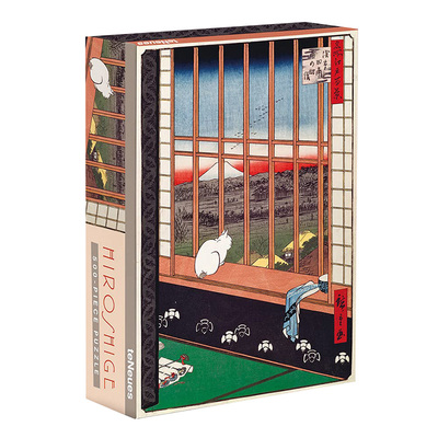 【现货】拼图500片: 稻田和都灵町节-歌川广重 Ricefields and Torinomachi Festival-Hiroshige 原版减压礼品书籍艺术室内装饰