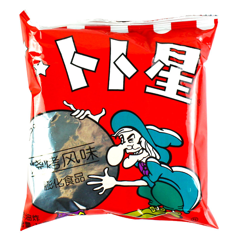 怀旧小吃广州膨化零食卜卜星