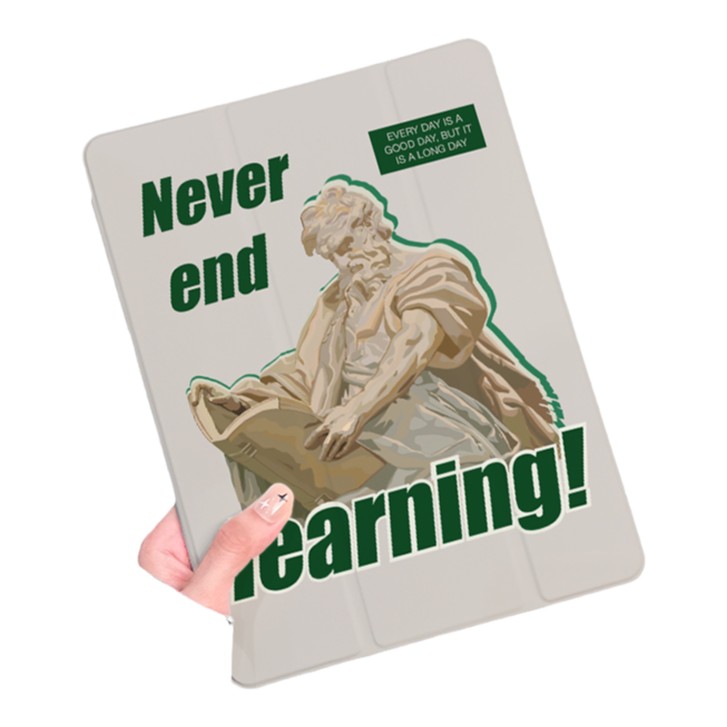 学习雕像适用于华为matepad11保护套matepadpro平板保护壳10.4寸带笔槽2025新款荣耀平板7硅胶全包pro11三折