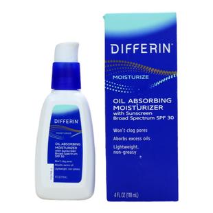 美版Differin达芙文控油保湿滋润日霜低敏防晒乳淡化痘印SPF30