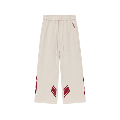 FORNINES麂皮绒直筒休闲裤