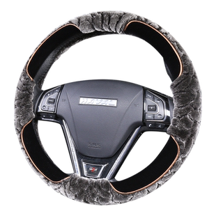 长城哈弗H6Coupe M6 H2s H4哈佛大狗H9 F5 F7X方向盘套冬季短毛绒