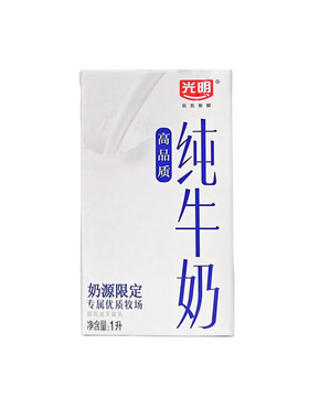 光明高品质纯牛奶1L拿铁专用