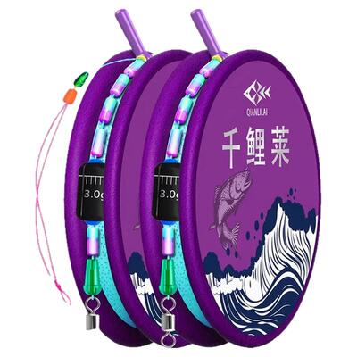 千鲤莱线组钓鱼线套装日本进口鱼线无结主线成品尼龙线强拉力鱼线