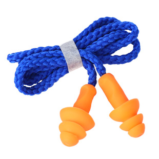 耳塞防噪音工业睡眠超级隔音降噪工厂车间机械带线防噪声硅胶降噪