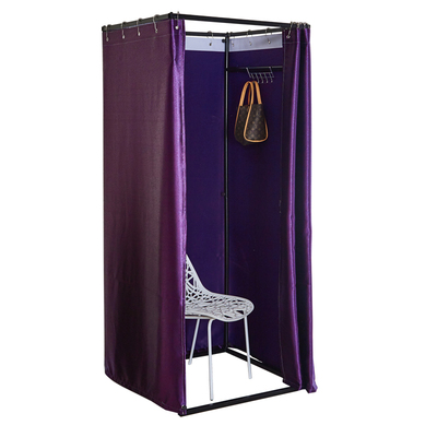 展示架可移动试衣间门帘