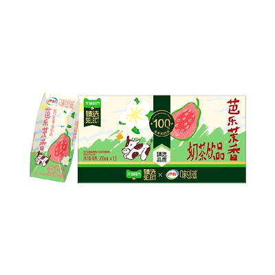猫超臻选伊利味可滋芭乐茉香奶茶200ml*10