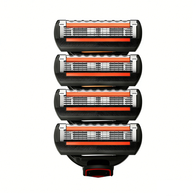 百利君威五层刀片刮胡刀男士剃须刀手动老式5层刀头无刀架4刀头