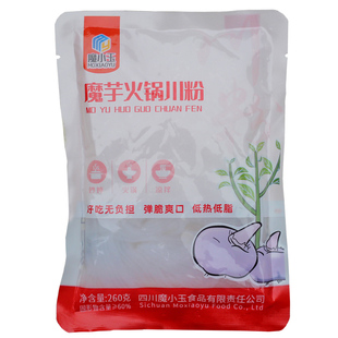 魔芋火锅川粉 魔芋火锅食材 宽粉粉条食品 0脂肪火锅面凉拌宽粉皮