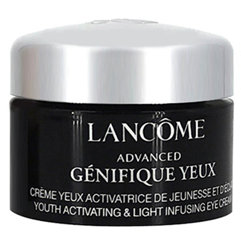 全新！兰蔻超修瓶眼霜5ml小样发光小黑瓶熬夜眼霜淡纹淡化黑眼圈