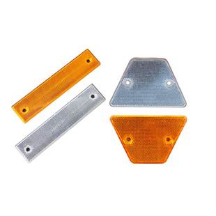 高速公路隧道车库反光标识附着式反光长方形矩形轮廓标反光片18*4