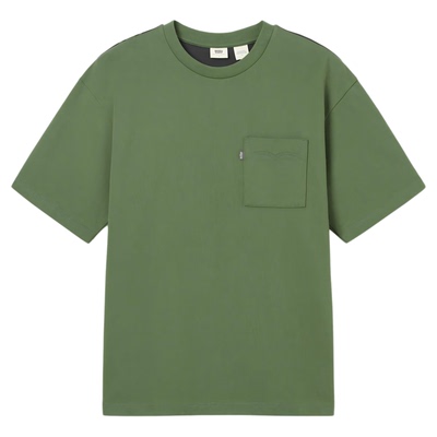 李维斯男士针织休闲短袖T恤