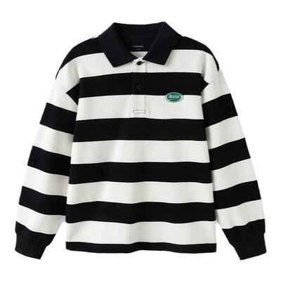 巴拉巴拉儿童卫衣男童条纹polo衫