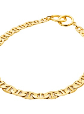 欧美夸张粗链条猪鼻子女牛仔裤