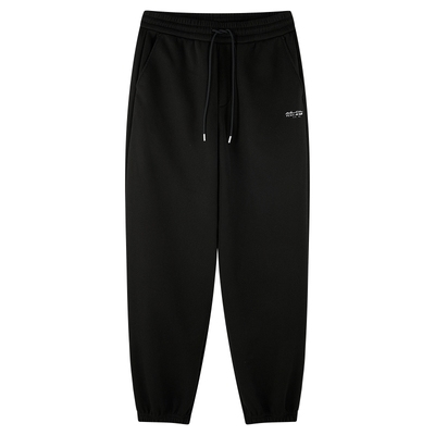 华夫格肌理感束脚卫裤