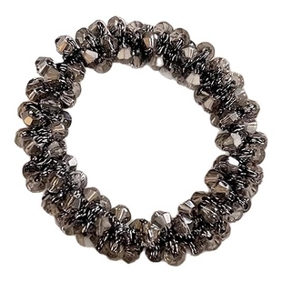 韩国水钻轻奢头绳2025新款碎碎冰高级感发圈名媛发绳手链两用发饰