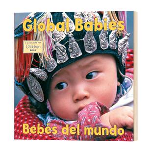 世界各地的宝宝 英文原版 Global Babies Bebes del Mundo 西班牙语英语双语版 世界各地婴儿图片 进口英语书 Charlesbridge