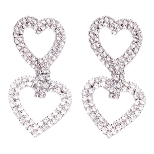 [5折]C.LP.Y张慧雯王艺瑾同款心连心耳环时尚潮流耳饰女新款耳坠