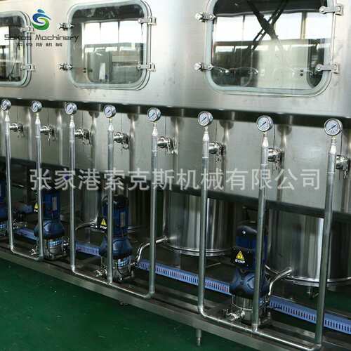 五加仑桶装水灌装机大桶饮用水全套全自动生产线产量可定制