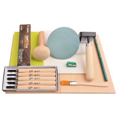 diy石膏板橡胶辊推荐木刻版画