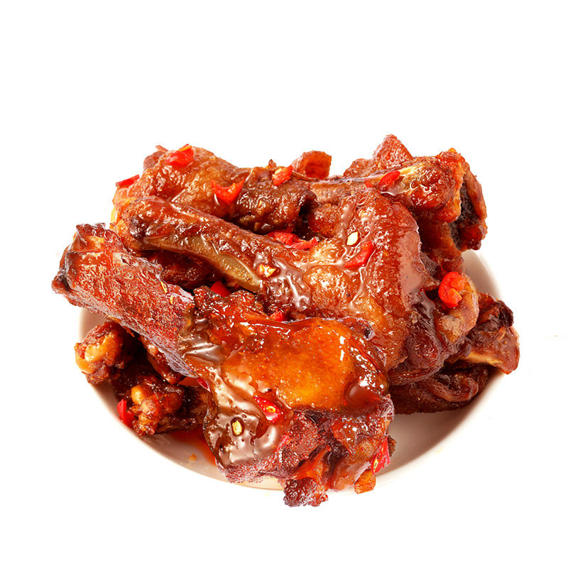 味滋源鸭小腿香辣即食卤味熟食鸭翅根辣味鸭肉小吃办公室零食小吃