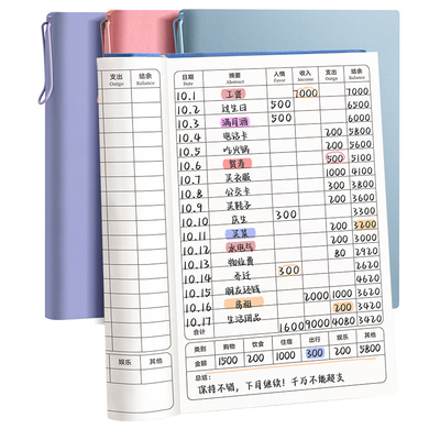 家庭日程开销记账本2024年新款