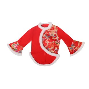 谁家大美人喜庆演出服幼儿元旦恭喜发财舞蹈服女童东北扭秧歌服装