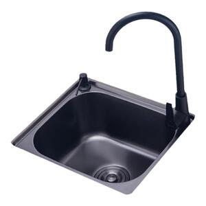 纳米水槽黑色台上嵌入式洗碗池
