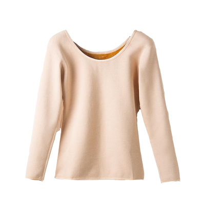 冬季加绒打底衫超低领女保暖