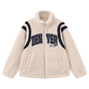 nbakids童装2025冬季新款儿童毛绒加厚外套休闲保暖K254TJ090P