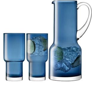 英国LSA水晶玻璃水杯套装家用大容量冷水壶无铅高颜值夏季女ins风