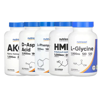 Nutricost表现提升myHMB牛磺熊TUDCA去氧胆β-丙氨酸SAMe土克甾酮
